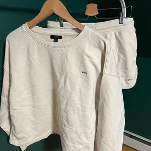 Personalized “MRS” JCREW sweatshirt and matching shirts; size large